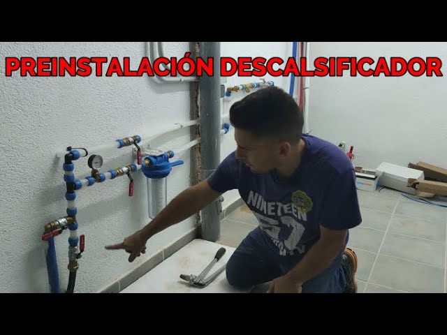 Instalación descalcificador AQUASAIN 