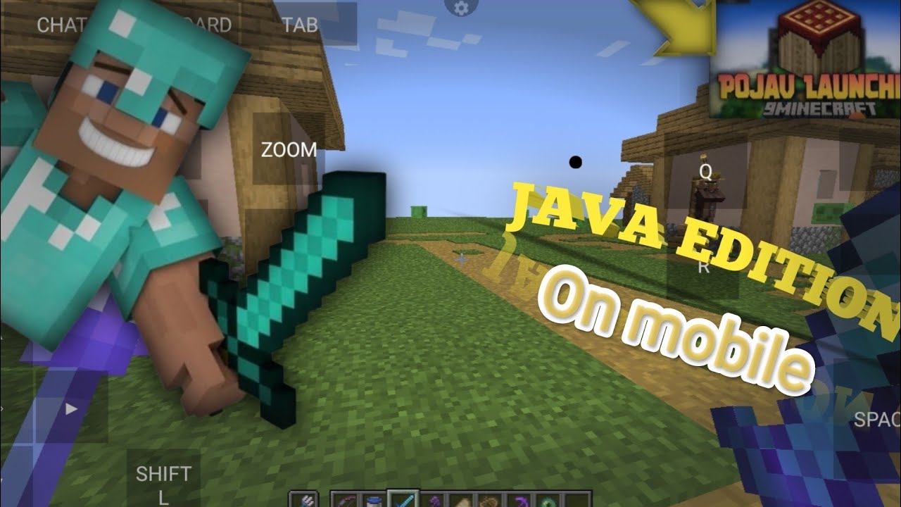 HOW To play Minecraft JAVA EDITION ON Mobile || JAVA EDITION ON MOBILE ...