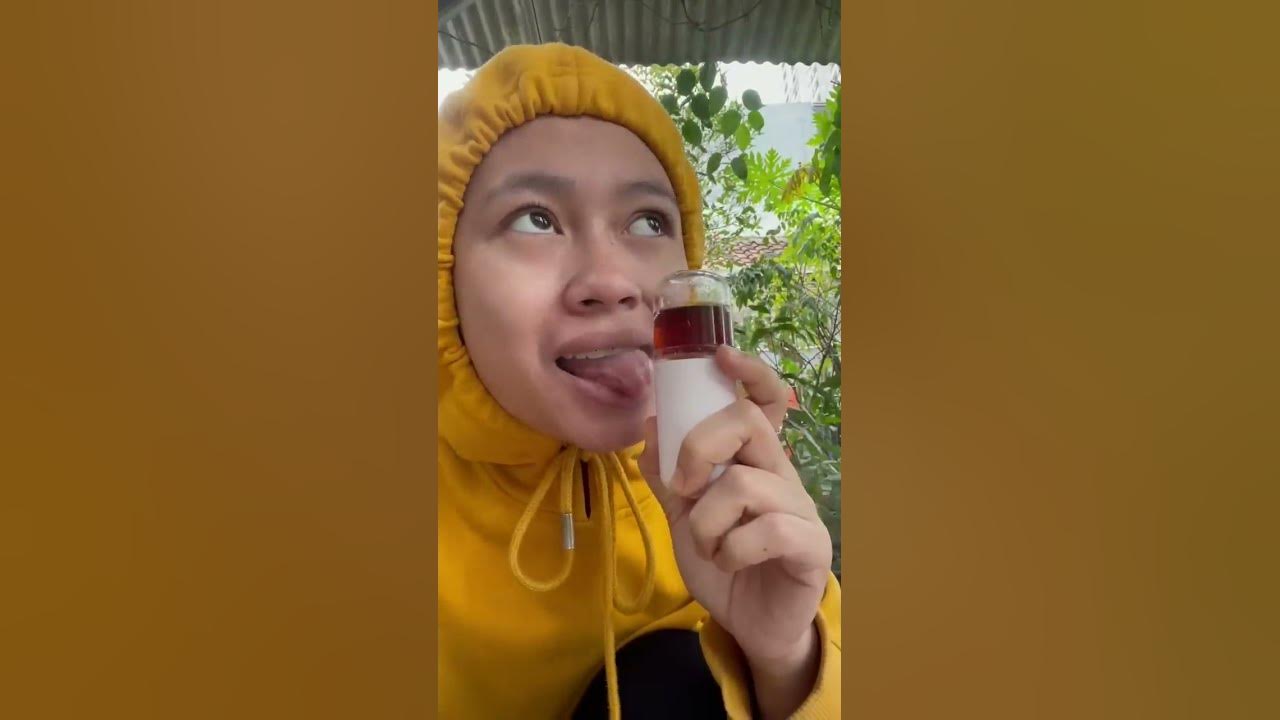 MINUM TEH PAKE NANO SPRAY?!!😱 ANEH BANGET RASANYA. Emang boleh ya?