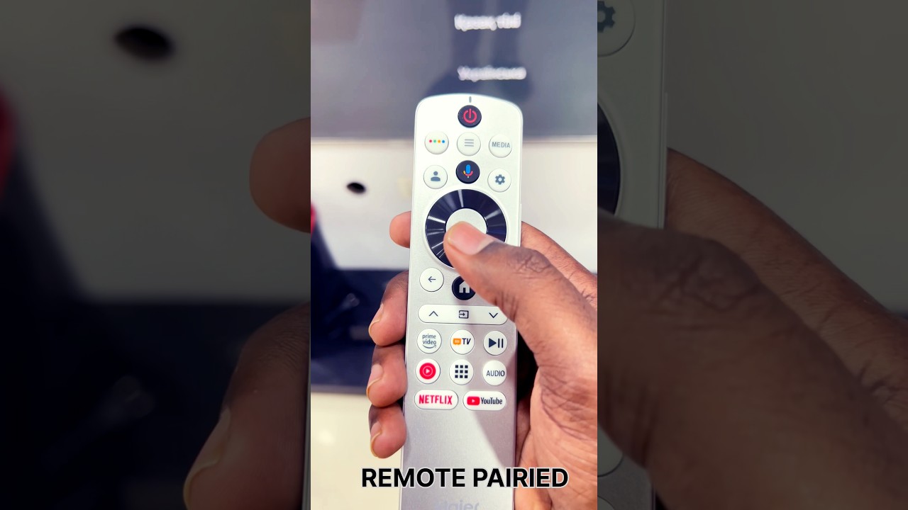 HOW TO PAIR / UNPAIR #haier #googletv #remote #haiertv #haierleds #4k #uhd #googletvremote #shorts