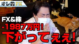 FX＆株、－1987万円！英ポンド爆上げが止まらない！頼むから下がってくれええええ！！！