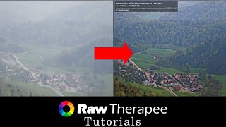 How to use the Dehaze tool in RawTherapee screenshot 5