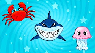 Морские Животные Для Детей Учим Животных Развивающие Мультики Для Детей Мультики Про Животных
