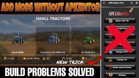 How to add mods without apk editor || Build problem solved