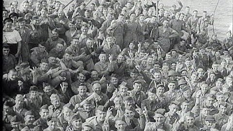 HD Historic Archival Stock Footage WWII - U.S. Troops Land In North Africa 1942