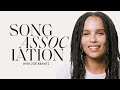 Zoë Kravitz Sings Prince, Radiohead and Neil Diamond in a Game of #SongAssociation | ELLE - .@ZoeKravitz .@ELLEmagazine