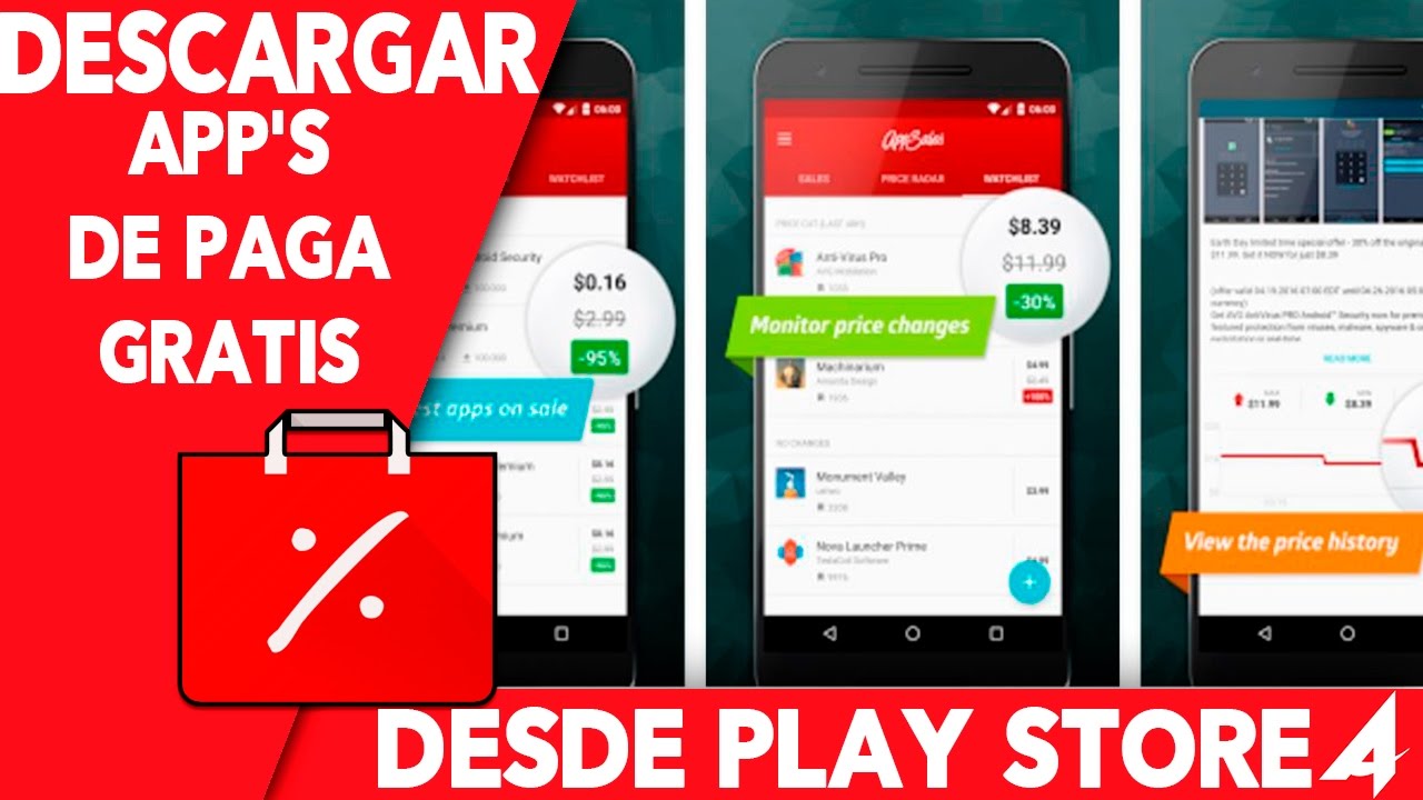 Descargar aplicaciones de paga gratis desde la Play Store 