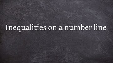 Inequalities on a number line - Two-minute Math