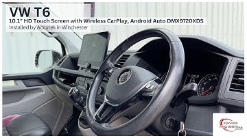 10.1" HD Screen Wireless CarPlay DMX9720XDS in VW T6 #volkswagen  #caraudio #carplay