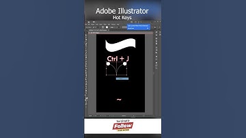 Adobe illustrator shortcut keys tips and tricks #shorts