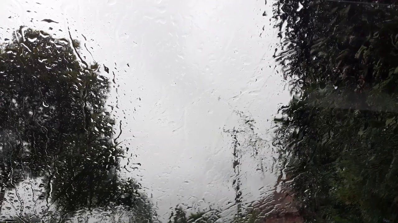 Rain hits