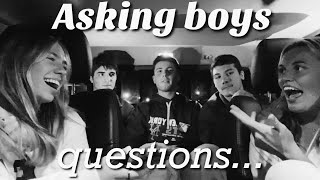 Asking high school boys questions girls are too afraid to ask