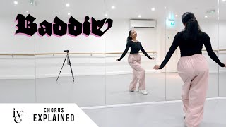 IVE (아이브) - 'Baddie' - Dance Tutorial - EXPLAINED (Chorus)