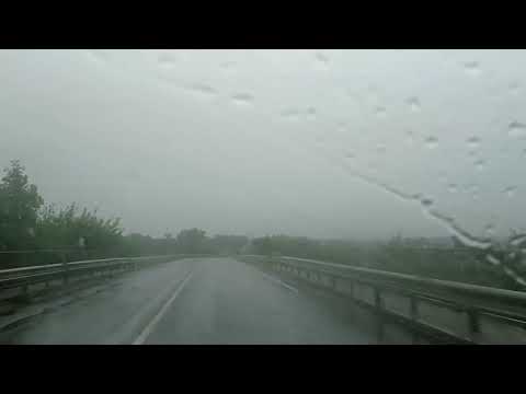 Дождь 26.06.23 Дорога из Луганска в Станицу