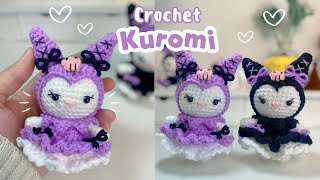 Crochet Kuromi Keychain | Easy Amigurumi Tutorial | Beginner Friendly | Step by Step