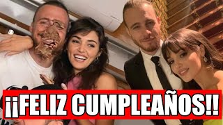 Kerem Bursin y HANDE ERCEL celebran  su CUMPLEAÑOS  (¿Sera que es Amor?)