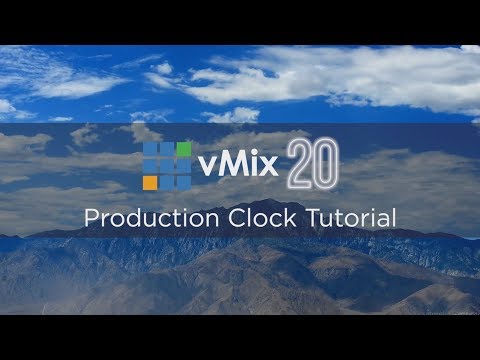 vMix Production Clocks