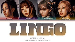 aespa 'Lingo' Lyrics (에스파 Lingo 가사 Color Coded)