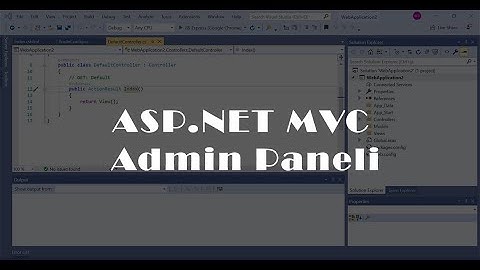 39 - Admin Paneli Güncelleme Sayfası - ASP.NET MVC MySQL Eğitimi