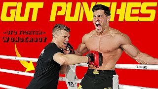 Gut Punched REPEATEDLY by Pro UFC Fighter Stephen Wonderboy Thompson | Bodybuilder VS MMA Challenge