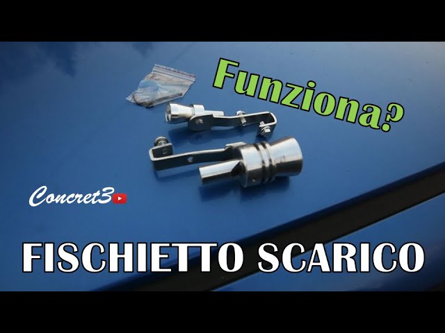 DOBO® Effetto Turbo Fischio per Marmitta Auto Tuning Terminale Valvola  Sound Turbina