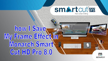 how I Save My Frame Effect in Monarch Smart Cut HD Pro 8.0