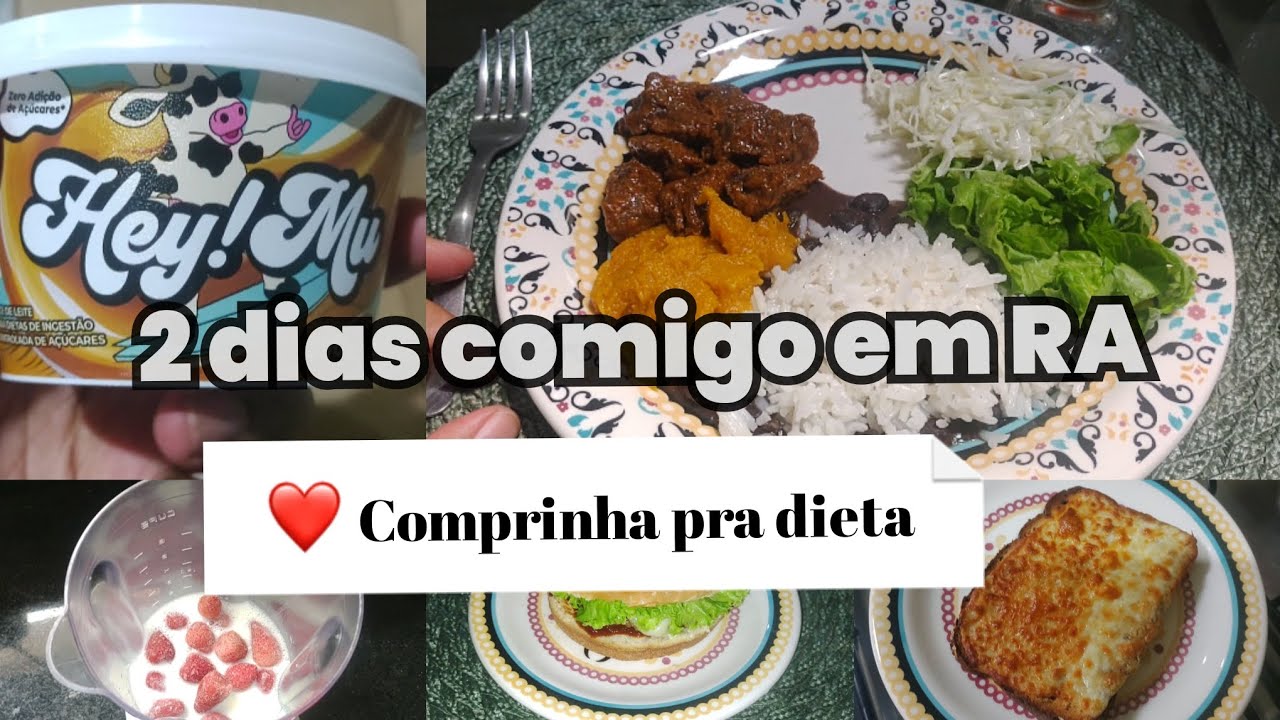 2 Dias de Alimentação em Déficit + Comprinha pra Dieta 🍎 (Doce de Leite Zero da Hey! Mu) 