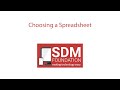 SDM April 2020  - Choosing a Spreadsheet Program