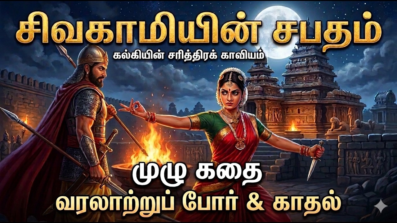 சிவகாமியின் சபதம் | கல்கியின் புகழ்பெற்ற வரலாற்று நாவல் | தமிழ் கதை | Sivagamiyin Sabatham | Kalki
