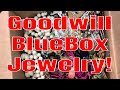 Goodwill BlueBox Jewelry UNBOXING! Kokopelli sterling necklace & Silpada!