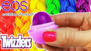DIY  How to Make Amazing RAINBOW EOS TWIZZLERS Candy Treats! Fun & Delicious!