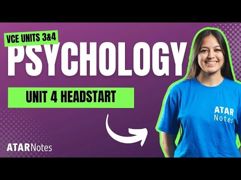 VCE Psychology 3&4