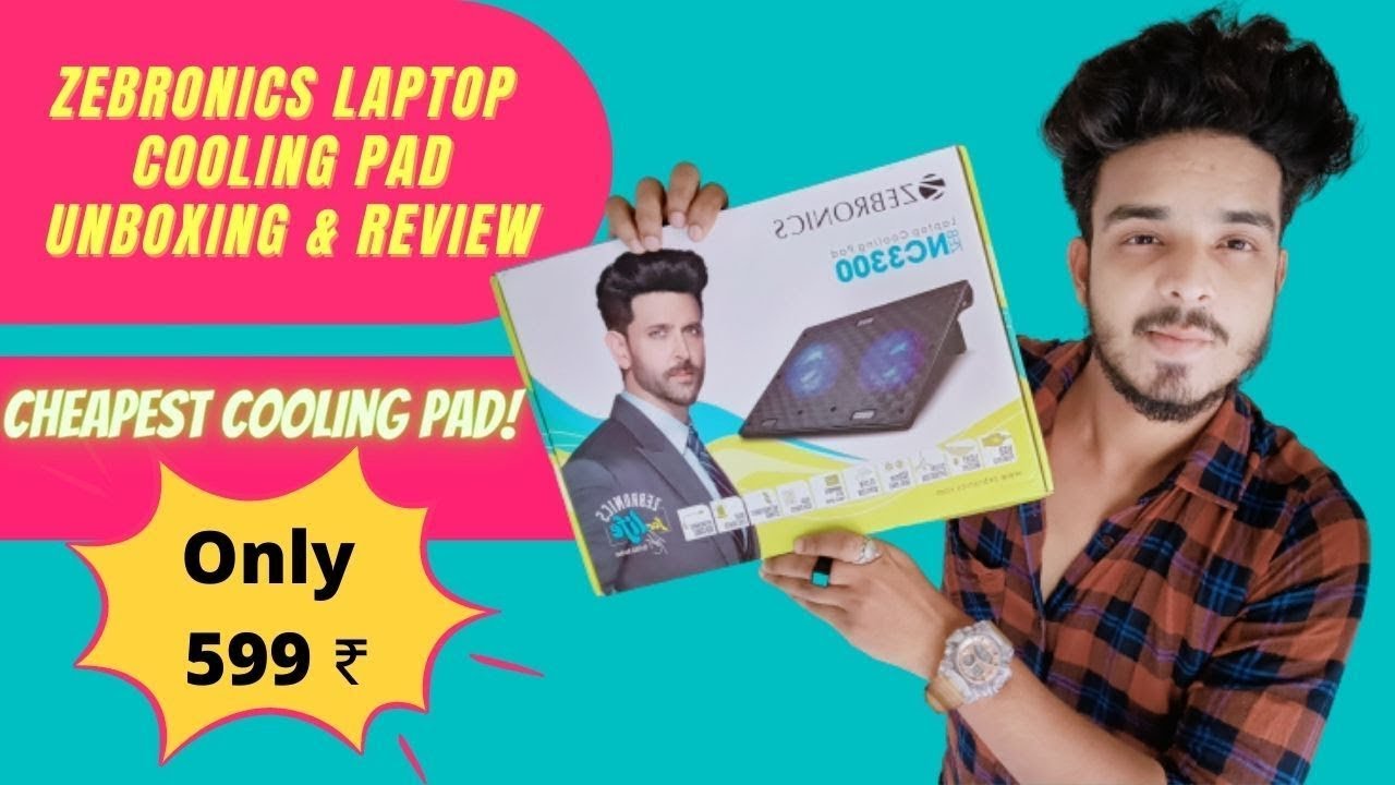 Zebronics Cooling Pad for Laptop Unboxing & Review Cheapest Cooling