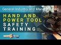 Hand and Power Tool Safety Training from SafetyVideos.com