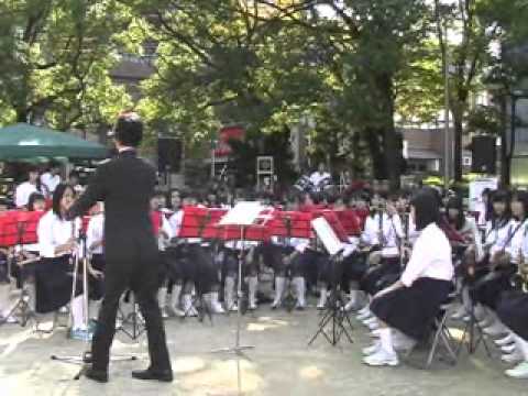 池田中学吹奏楽部 ボランティア祭 Wmv Youtube