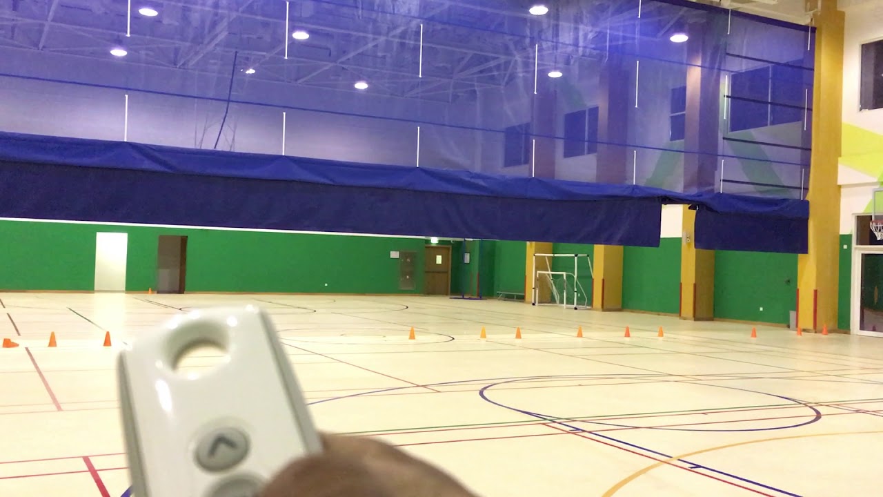 Gym Divider Curtain Smart Field Solutions Uae Youtube