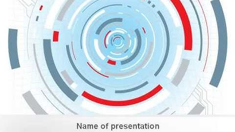 Sci-Fi Tunnel PowerPoint Template by PoweredTemplate.com