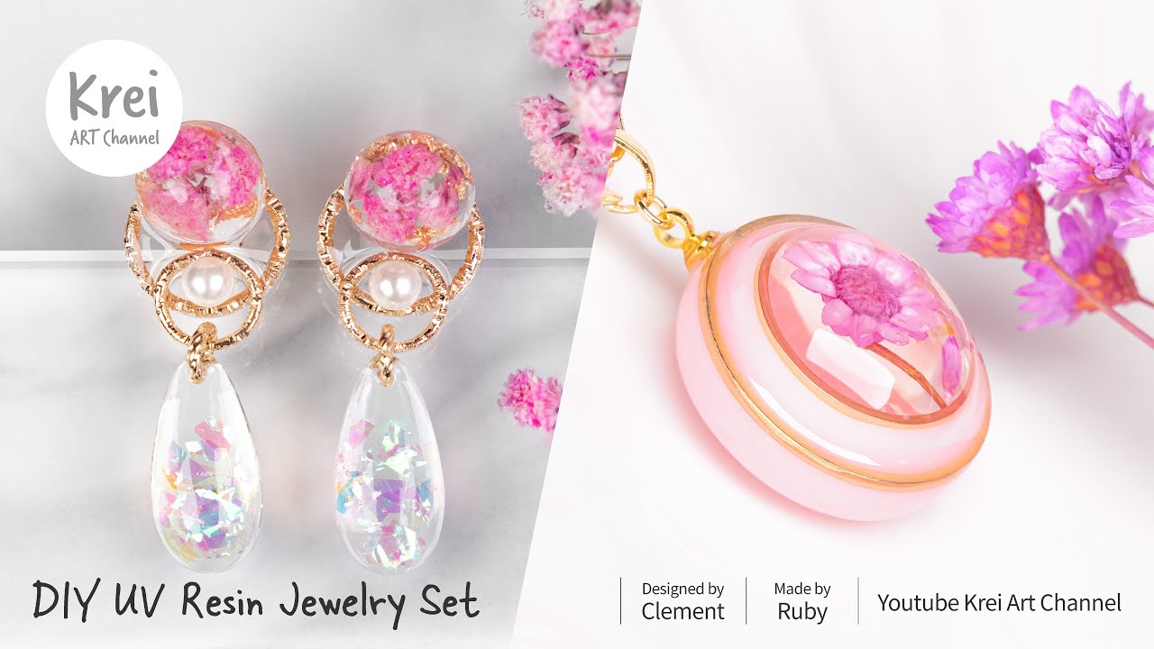 【UVレジン】ピンク プレミア パーフェクションなアクセサリー制作~ UV Resin - Crafting Pink Premiere Radiance Accessories