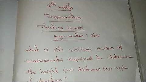 TN syllabus 10 th maths unit6 trigonometry, thinking corner, page number 264.