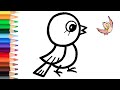 Easy Bird Drawing for Kids | Drawing for Kids | Easy Drawing | Draw