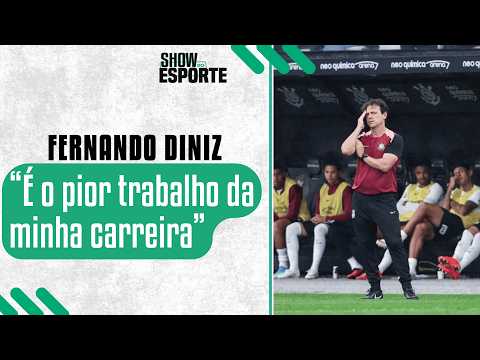 Diniz talks about poor streak and Corinthians' difficult moment
