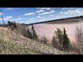 Time lapse @ Allison, NB, Canada. April 18, 2022.