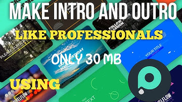 BEST INRO AND OUTRO MAKER  | 30 MB APP | APPster