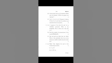 #Short MCS-013 JUNE 2023 Question Paper (Discrete Mathematics)