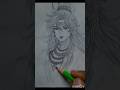 I Drew Mahadev in My Own Style 🔱🖌️ | Must Watch #shorts #mahadev #shiv #ytshorts #drawing