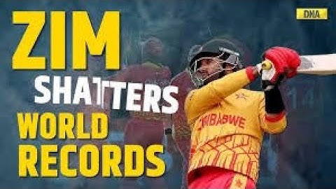 Zimbabwe vs Gambia | World Record highest T20 score 344  | Sikandar Raza hit his fastest Century |