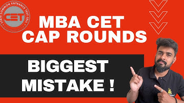 MBA CET 2025  Cap Round | How to fill the Option form? | Mistakes to avoid in CAP Forms