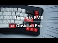 Typing sounds linworks em8 with lubed obsidian pro  alu plate