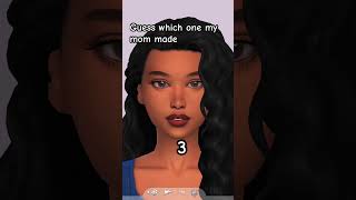 Can you guess which sim my mom made?? Inspired by:@LybraOfficial