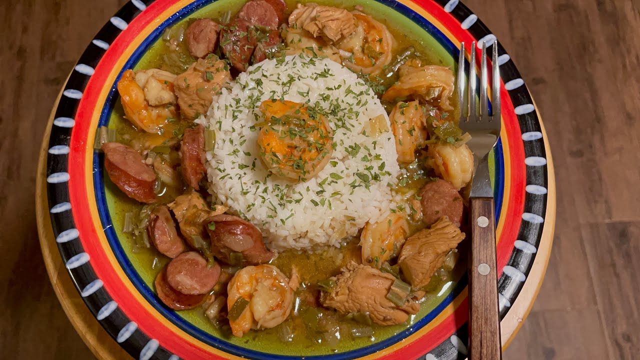 Easy Chicken Shrimp and Sausage Gumbo! Instant Pot Teacher